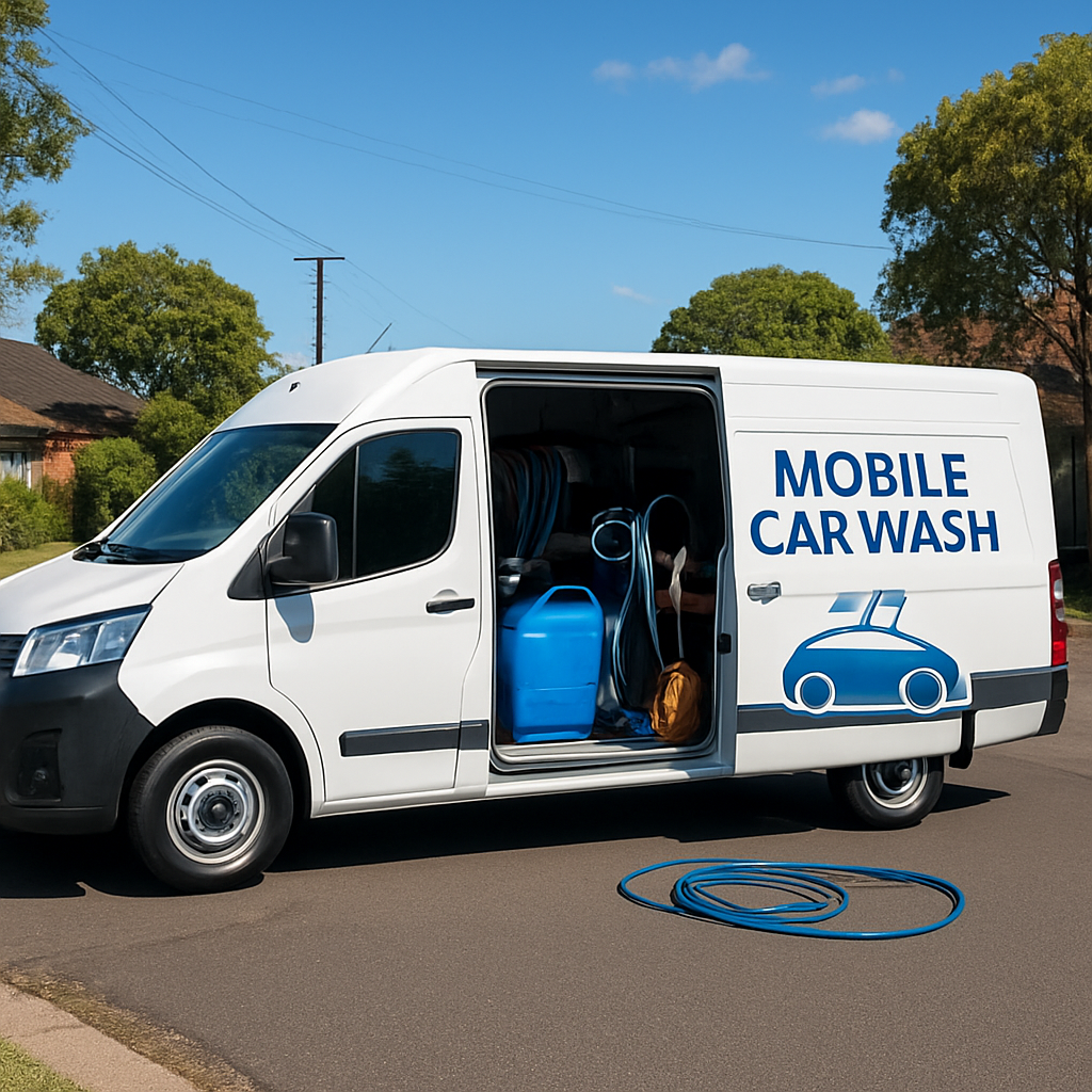 The Wash Wagon mobile car wash van in Sydney